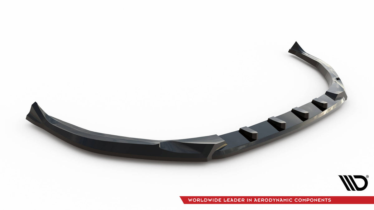 Street+ Spoilerlippe Front Ansatz passend für Peugeot 308 GT Mk3 schwarz Hochglanz – Ansicht 10