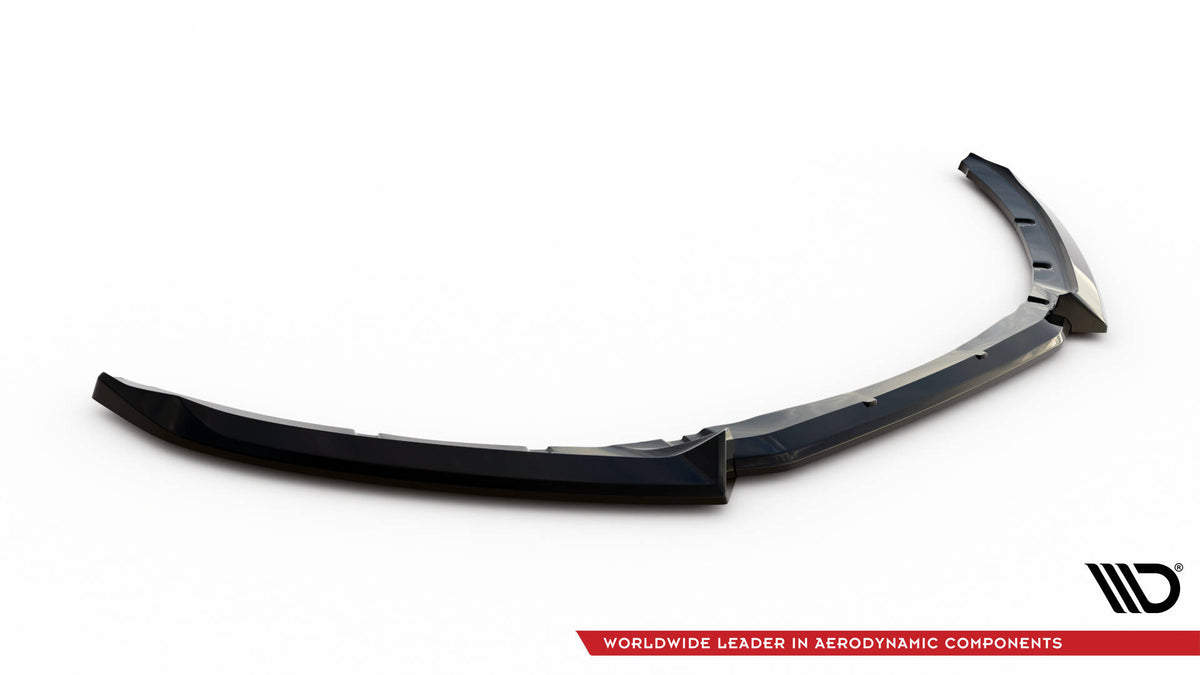Street+ Spoilerlippe Front Ansatz V.2 passend für Jaguar XE X760 Facelift schwarz Hochglanz – Ansicht 5