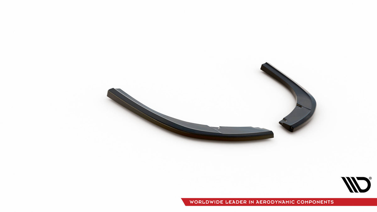 Heck Ansatz Flaps Diffusor passend für Ford Tourneo Custom Mk1 Facelift schwarz Hochglanz – Ansicht 5