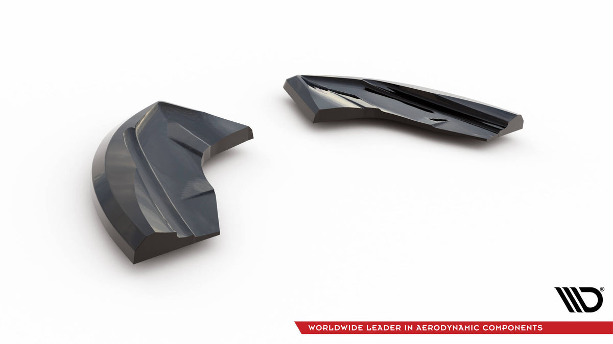 Heck Ansatz Flaps Diffusor passend für Ford Puma ST Mk1 schwarz Hochglanz – Ansicht 6