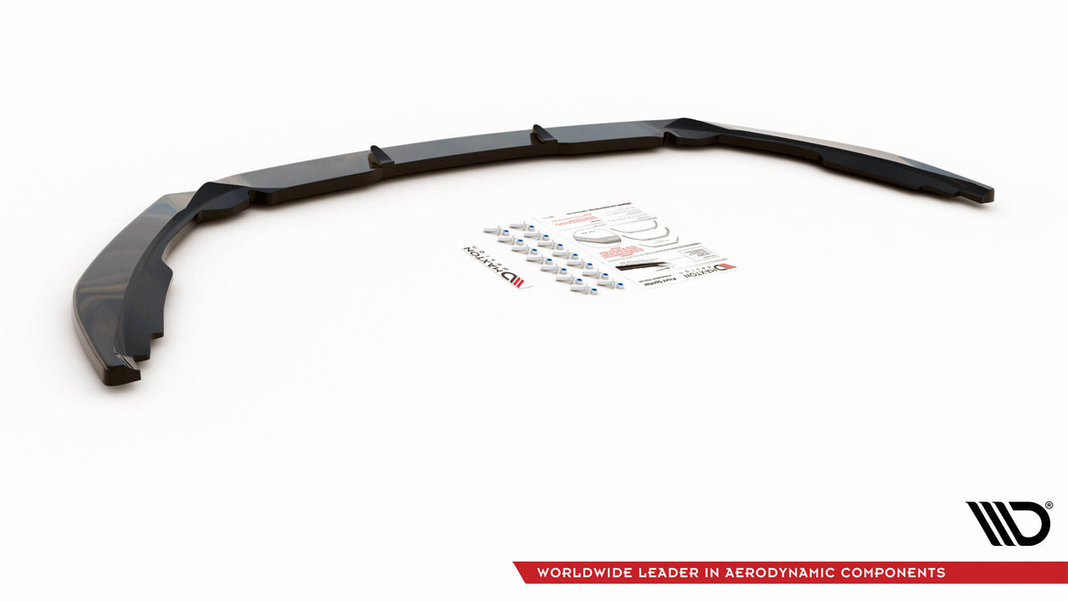 Street+ Spoilerlippe Front Ansatz V.2 passend für Ford Mondeo ST-Line Mk5 Facelift schwarz Hochglanz – Ansicht 5
