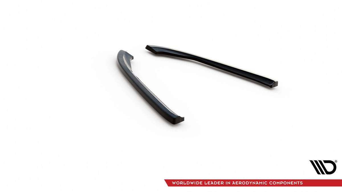 Heck Ansatz Flaps Diffusor passend für Porsche 911 Carrera / Carrera GTS 997 Facelift schwarz Hochglanz – Ansicht 6