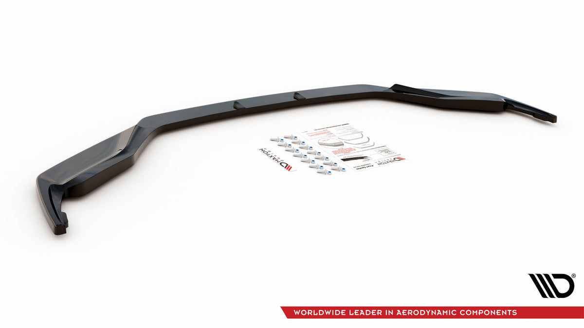 Street+ Spoilerlippe Front Ansatz V.1 passend für Lexus GS F Sport Mk4 (L10) schwarz Hochglanz – Ansicht 5