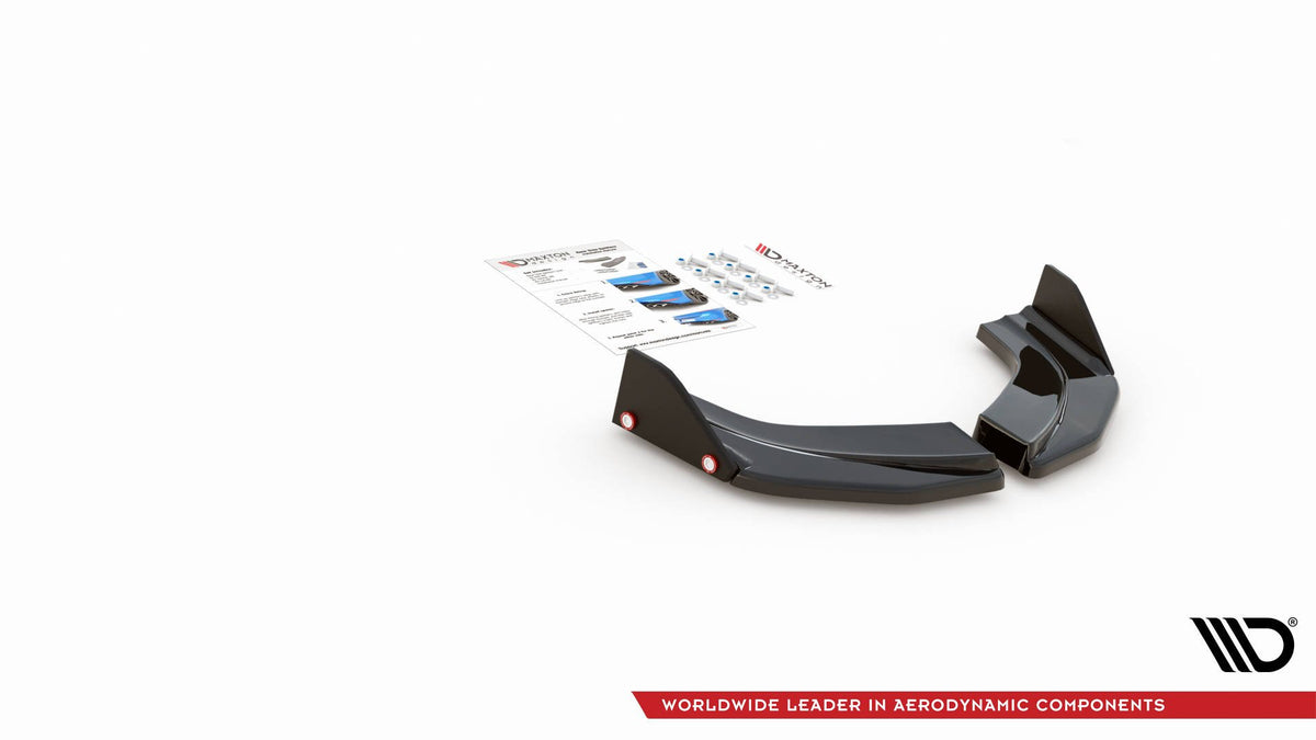 Heck Ansatz Flaps Diffusor V.6 + Flaps passend für Hyundai I30 N Mk3 Hatchback – Ansicht 6