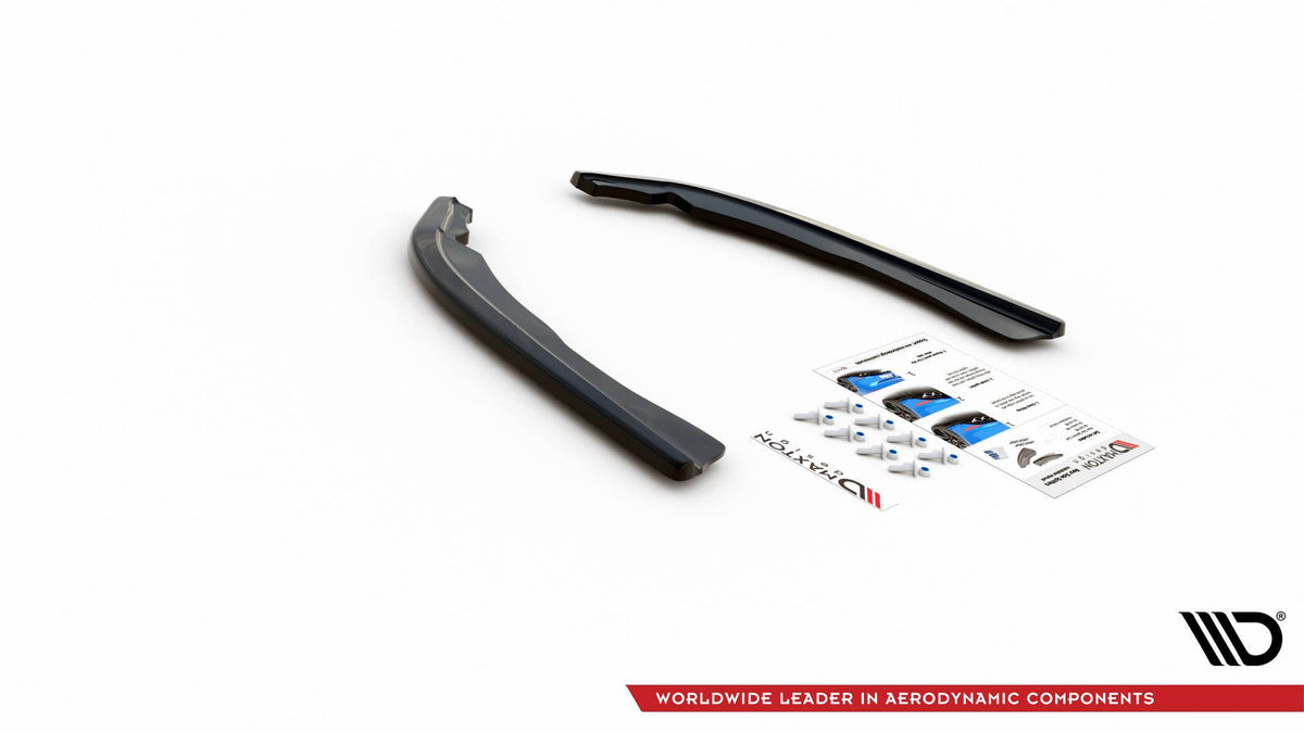 Heck Ansatz Flaps Diffusor V.1 passend für BMW 4er M-Paket G22 / G23 / G22 Facelift / G23 Facelift schwarz Hochglanz – Ansicht 5
