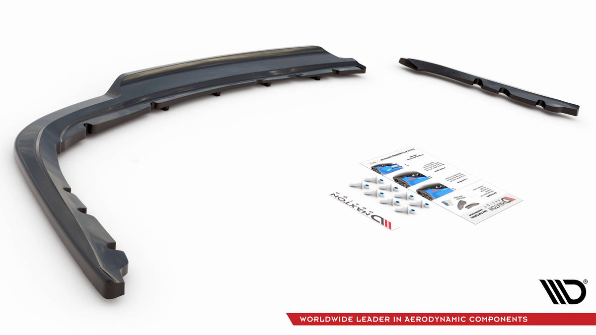 Street+ Mittlerer Diffusor RACE passend für BMW 3er Limousine E90 schwarz Hochglanz – Ansicht 6
