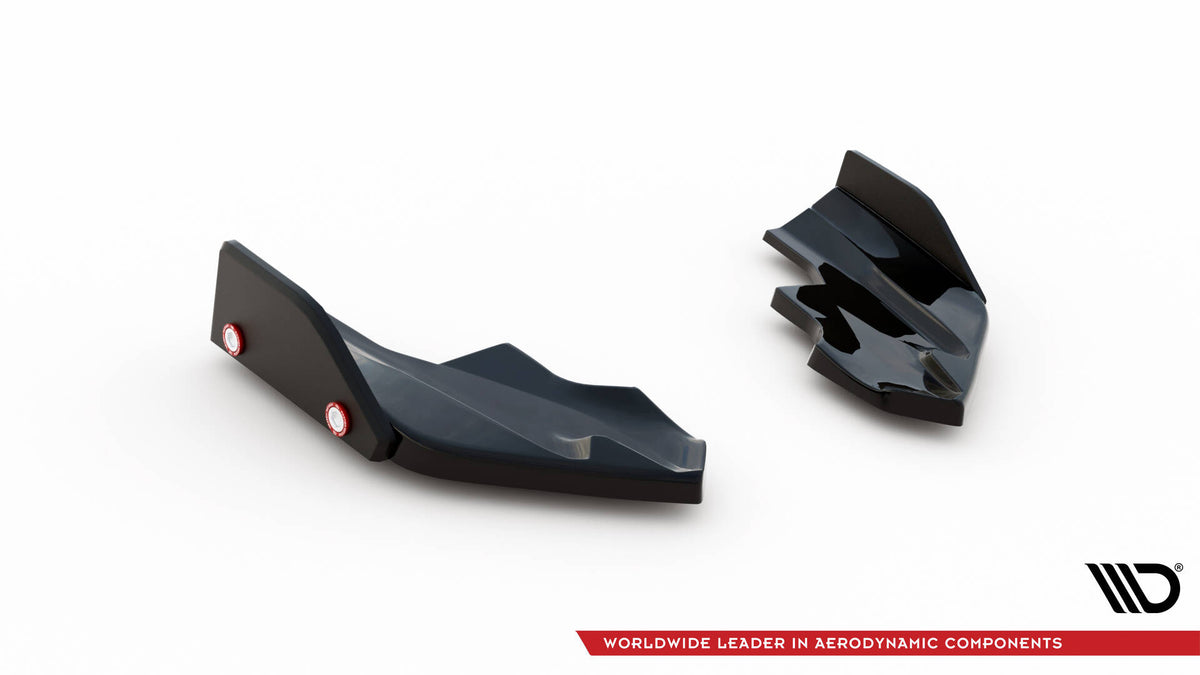Heck Ansatz Flaps Diffusor V.6 + Flaps passend für VW Golf R Hatchback Mk8 Facelift – Ansicht 5