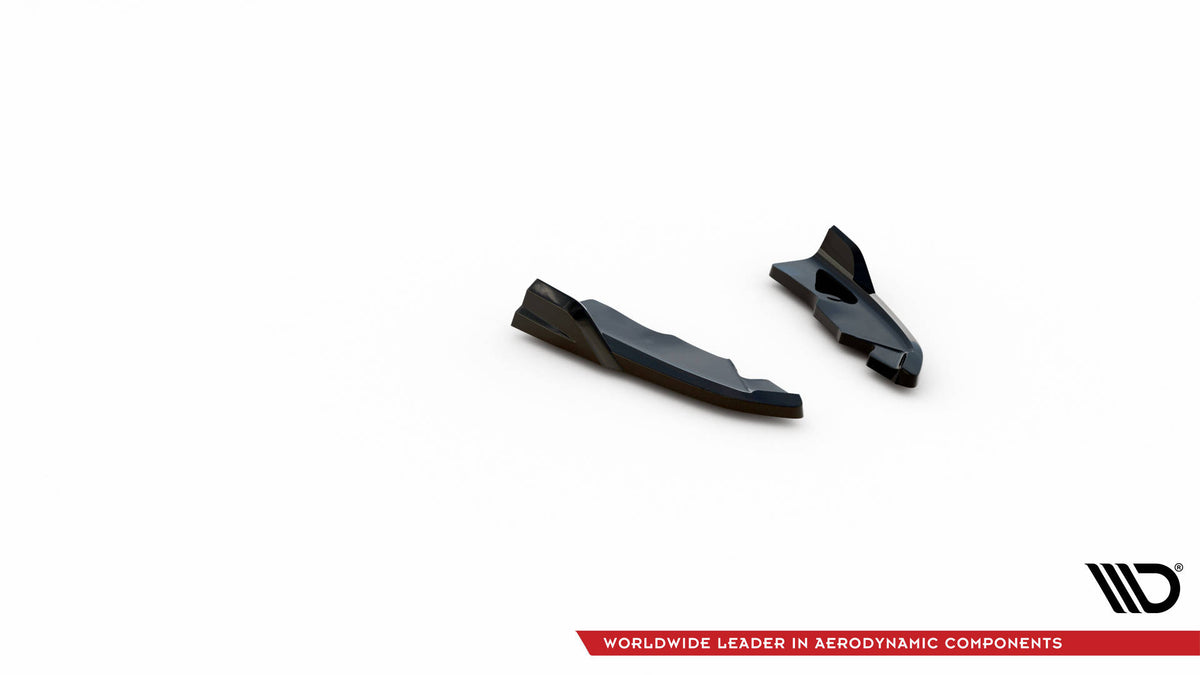 Heck Ansatz Flaps Diffusor passend für BMW X3 M-Paket F25 schwarz Hochglanz – Ansicht 5