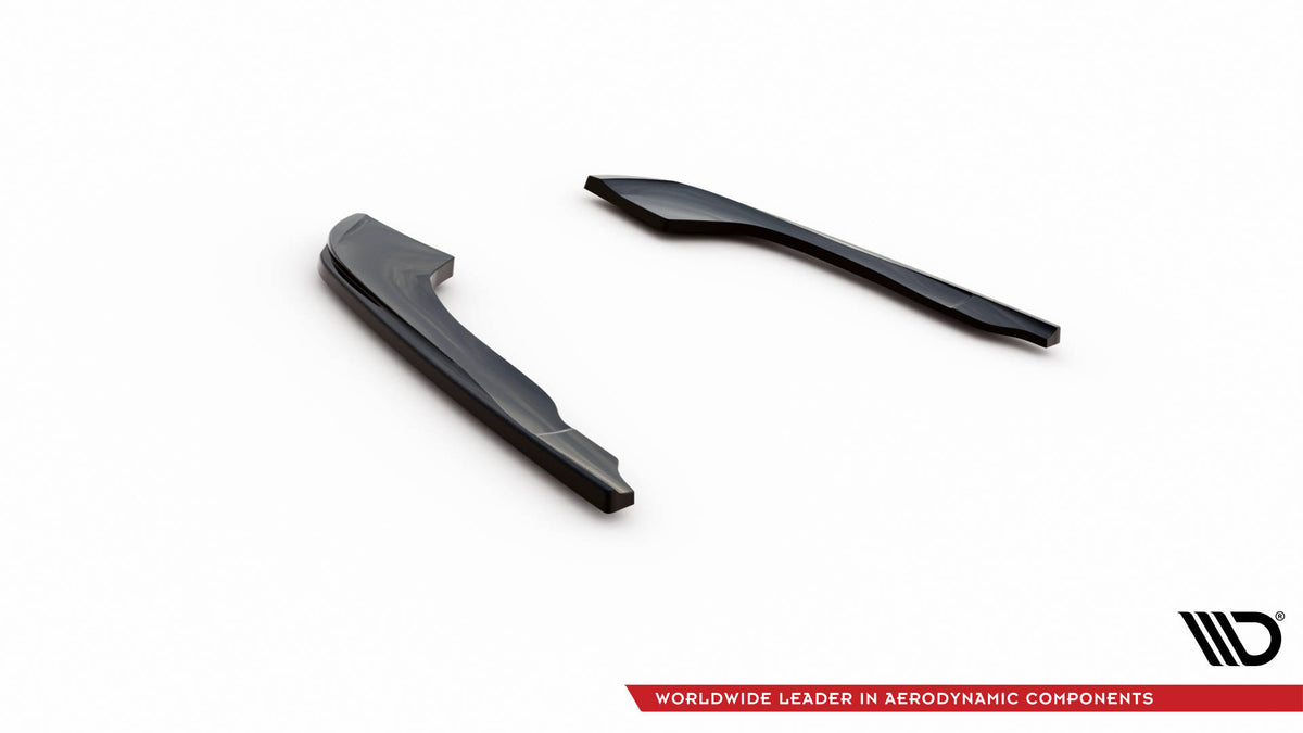 Heck Ansatz Flaps Diffusor V.2 passend für Kia Optima Mk4 Facelift schwarz Hochglanz – Ansicht 7