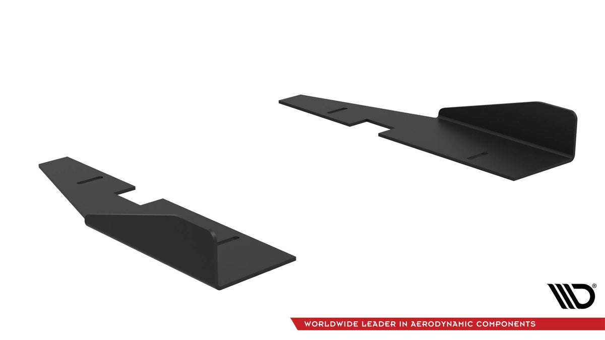 Seitenschweller Flaps passend für Kia Stinger GT / GT-Line / Standard Mk1 schwarz Hochglanz – Ansicht 8