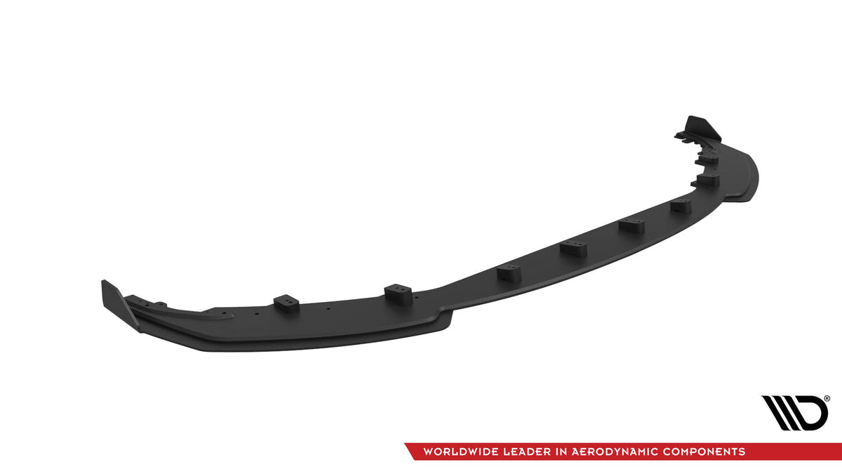 Street Pro Street+ Spoilerlippe Front Ansatz passend für + Flaps passend für V.1 + Flaps BMW M2 G87 schwarz Hochglanz – Ansicht 7