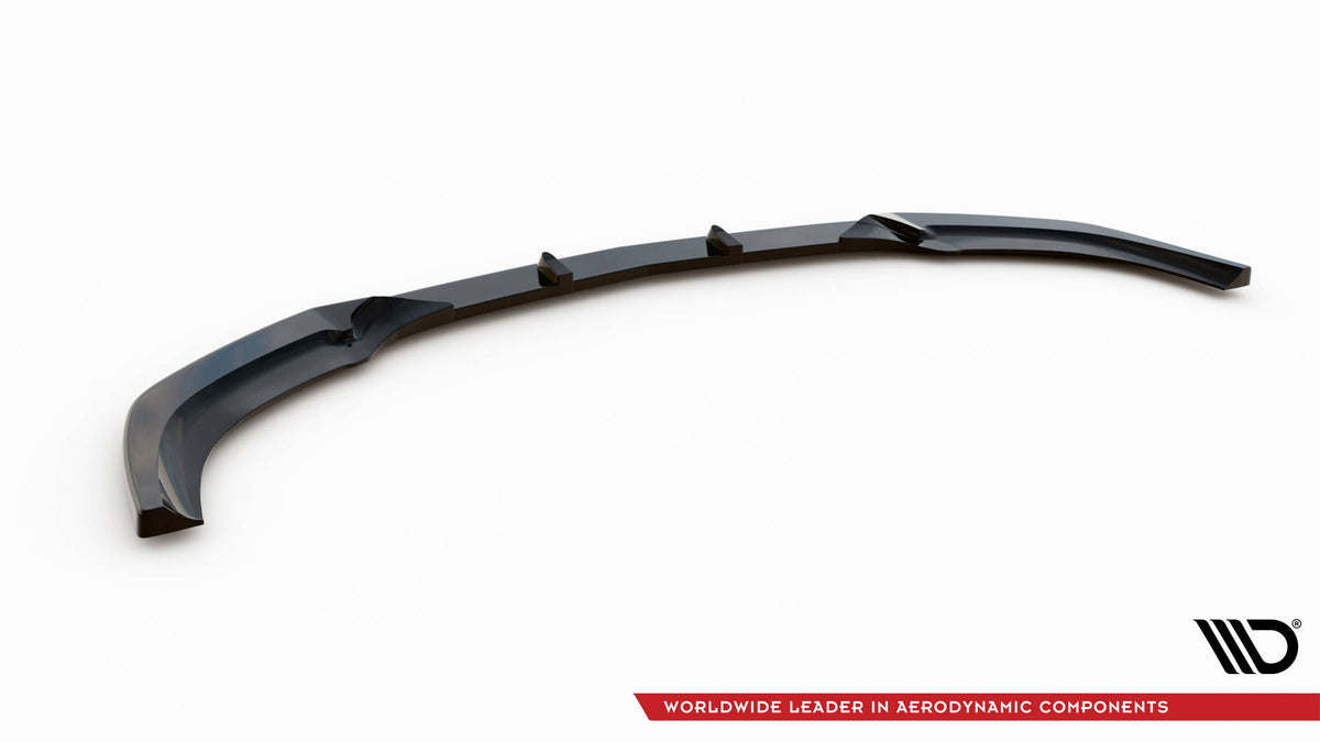 Street+ Spoilerlippe Front Ansatz passend für Mercedes-Benz E63 AMG Limousine W212 Facelift schwarz Hochglanz – Ansicht 6