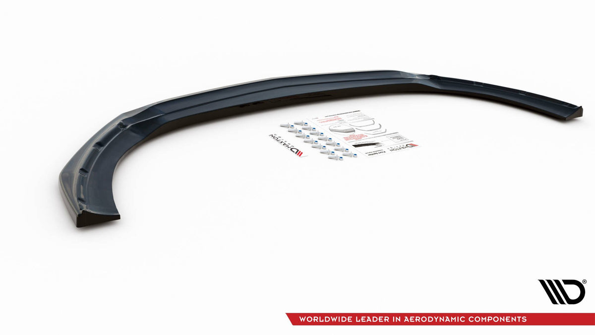 Street+ Spoilerlippe Front Ansatz V.1 passend für Mercedes-AMG CLA 35 Aero C118 schwarz Hochglanz – Ansicht 6