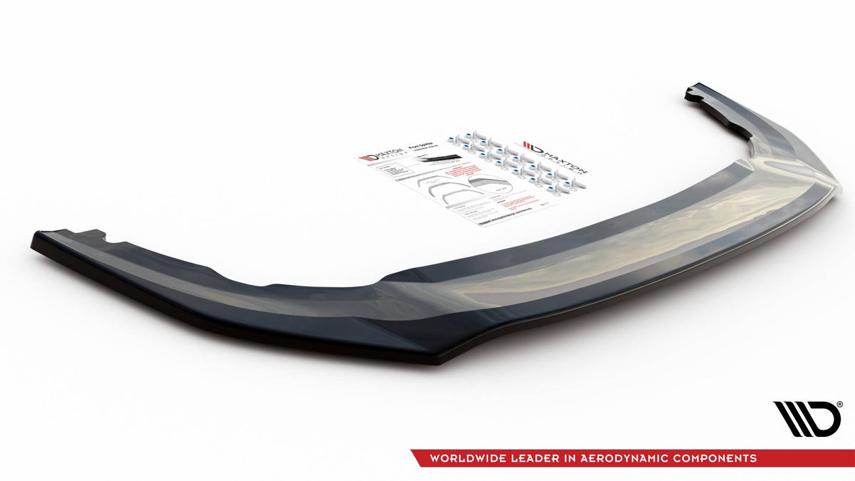 Street+ Spoilerlippe Front Ansatz V.3 passend für VW Golf GTI Clubsport Mk8 schwarz Hochglanz – Ansicht 5