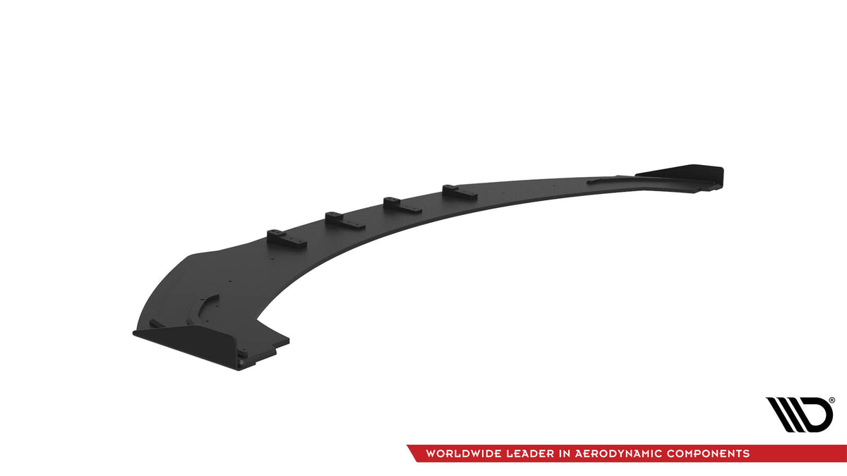Street Pro Street+ Spoilerlippe Front Ansatz + Flaps passend für Audi A7 RS7 Look C7 schwarz Hochglanz – Ansicht 8