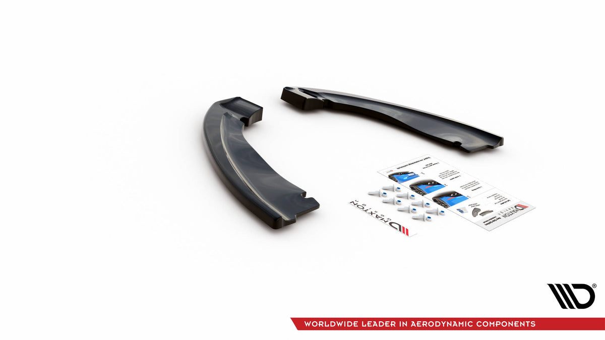 Heck Ansatz Flaps Diffusor passend für BMW X5 M F85 schwarz Hochglanz – Ansicht 5