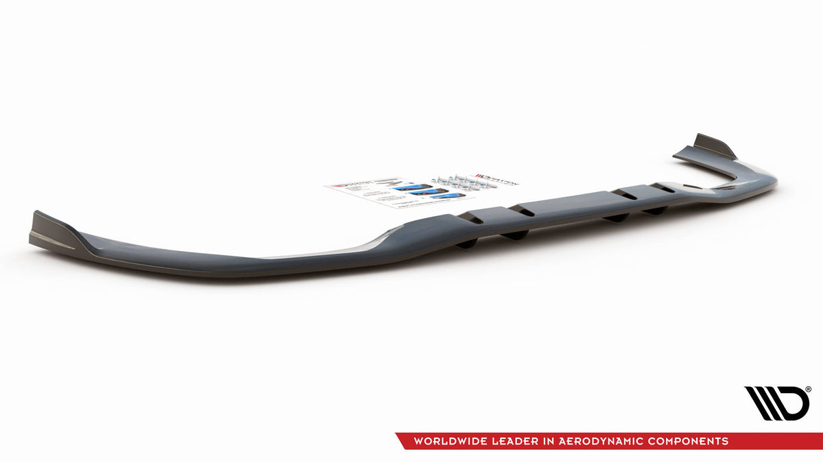 Street+ Mittlerer Diffusor RACE V.2 passend für Mercedes A 35 AMG Limousine V177 schwarz Hochglanz – Ansicht 4