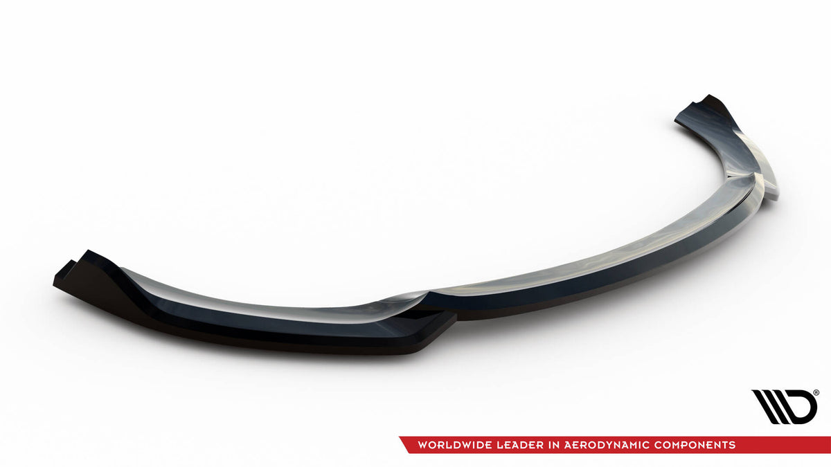 Street+ Spoilerlippe Front Ansatz V.1 passend für Mercedes-Benz E AMG-Line Limousine / Kombi W214 schwarz Hochglanz – Ansicht 5