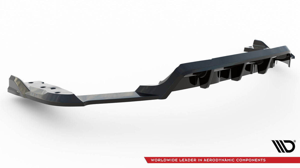 Street+ Mittlerer Diffusor RACE passend für BMW X6 M F96 Facelift schwarz Hochglanz – Ansicht 7