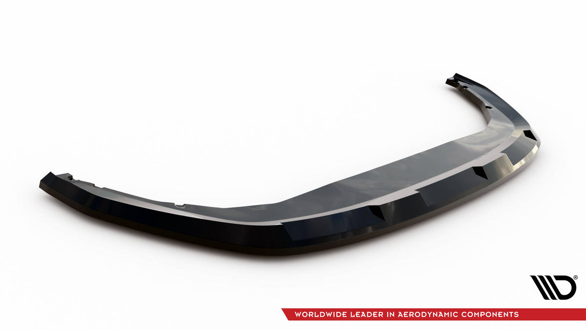 Street+ Spoilerlippe Front Ansatz passend für Renault Austral Iconic / Iconic Esprit Alpine  Mk1 schwarz Hochglanz – Ansicht 5