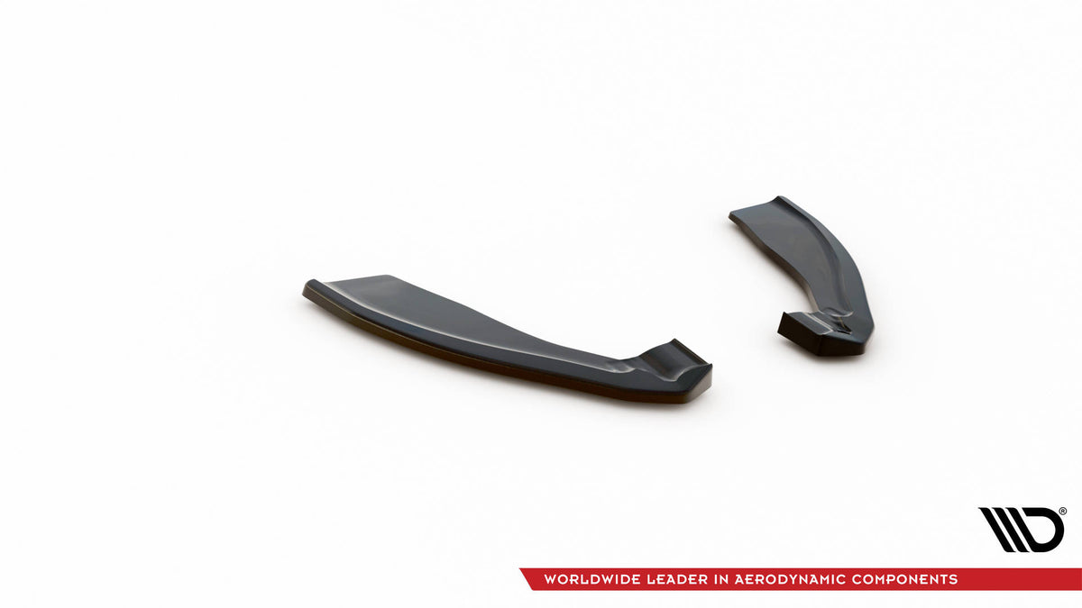 Heck Ansatz Flaps Diffusor passend für BMW X6 M F86 schwarz Hochglanz – Ansicht 5