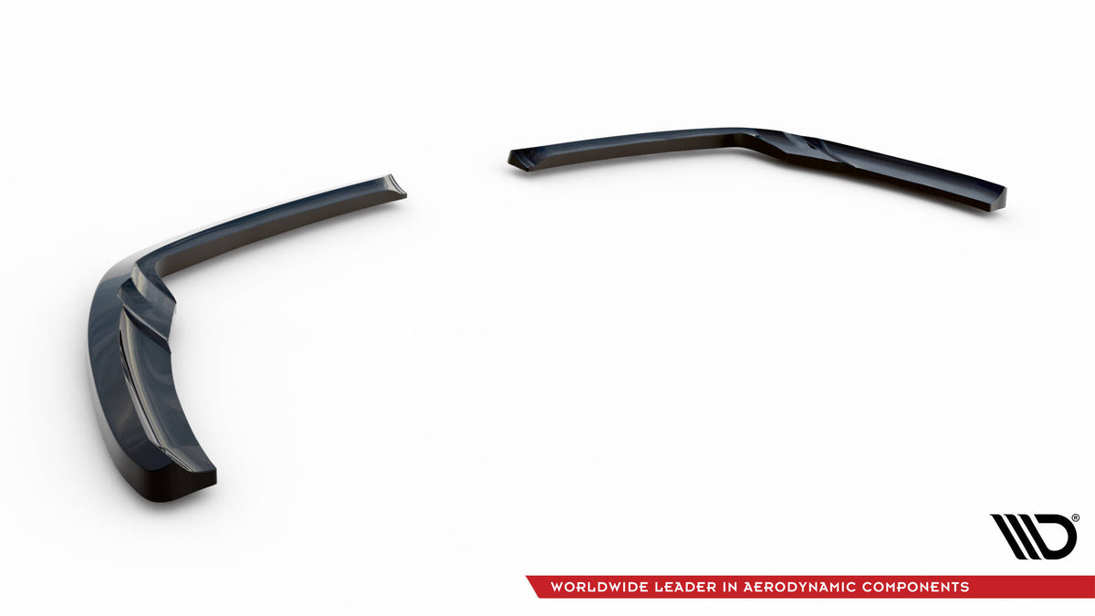 Heck Ansatz Flaps Diffusor passend für Porsche 718 Cayman 982c schwarz Hochglanz – Ansicht 6