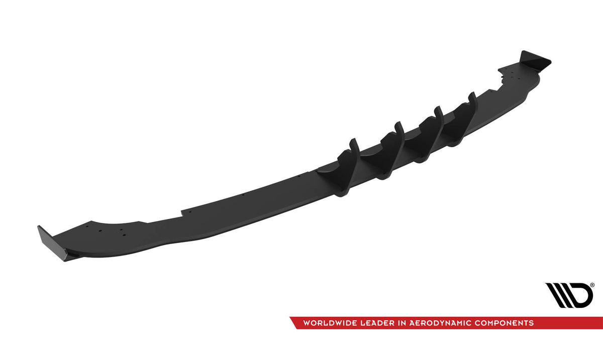 Street Pro Heck Ansatz Flaps Diffusor + Flaps passend für Mercedes-Benz A AMG-Line W176 Facelift schwarz Hochglanz – Ansicht 5