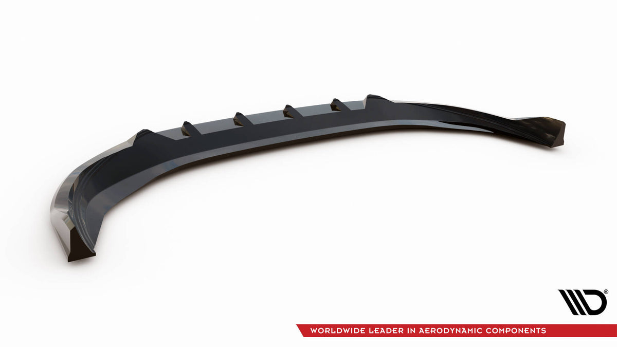 Street+ Spoilerlippe Front Ansatz V.2 passend für VW Passat B9 schwarz Hochglanz – Ansicht 6