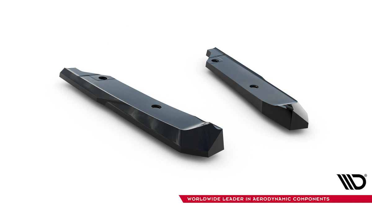 Heck Ansatz Flaps Diffusor passend für Hyundai Elantra N Mk7 schwarz Hochglanz – Ansicht 5