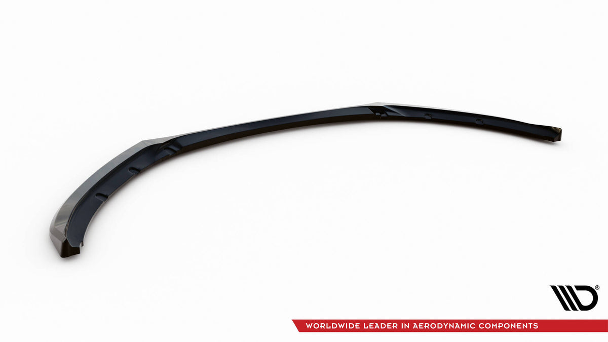 Street+ Spoilerlippe Front Ansatz V.1 passend für Jaguar XE X760 Facelift schwarz Hochglanz – Ansicht 6