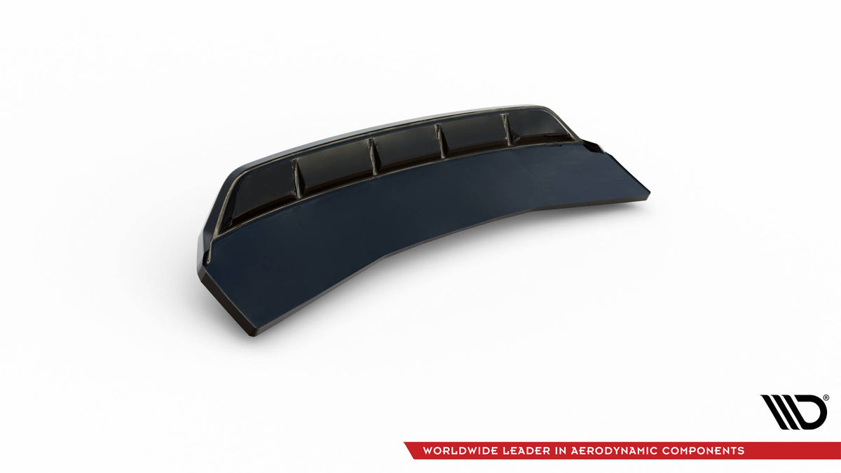 Street+ Mittlerer Diffusor RACE passend für Audi A4 Competition B9 schwarz Hochglanz – Ansicht 6