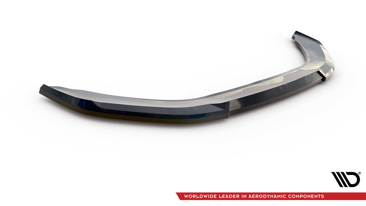 Street+ Spoilerlippe Front Ansatz V.2 passend für Mini Cooper S John Cooper Works F56 Facelift schwarz Hochglanz – Ansicht 5