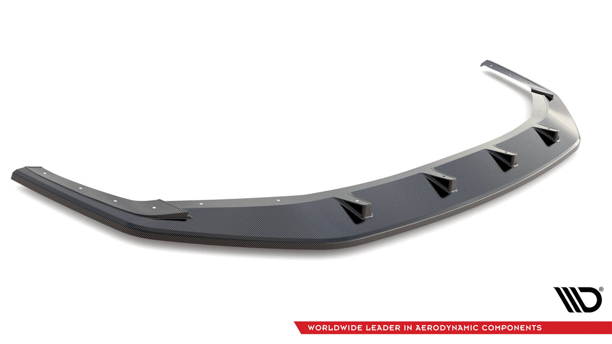 Prepreg Carbon Fiber Street+ Spoilerlippe Front Ansatz passend für Audi RS7 C8 – Ansicht 9