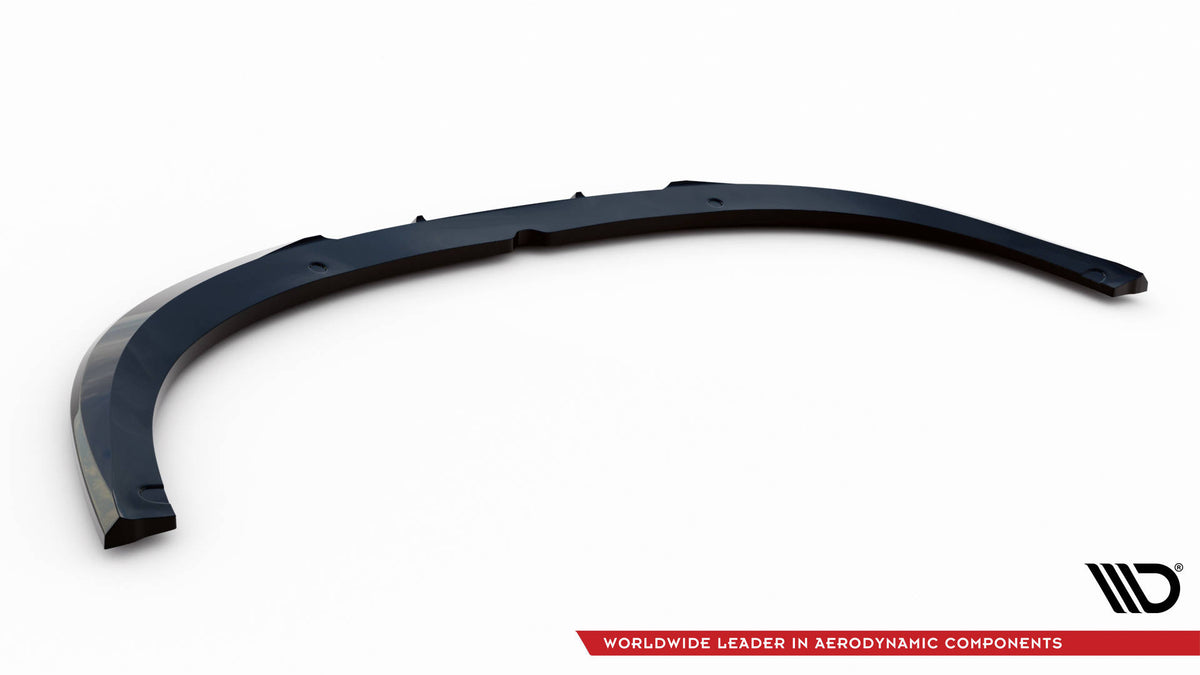 Street+ Spoilerlippe Front Ansatz V.2 passend für Audi RS6 Avant C6 schwarz Hochglanz – Ansicht 6