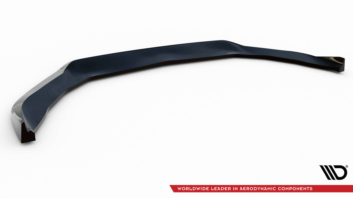 Street+ Spoilerlippe Front Ansatz V.2 passend für Porsche Panamera Turbo S E-Hybrid schwarz Hochglanz – Ansicht 6