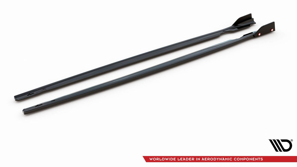 Street+ Seitenschweller Leisten V.2 passend für + Flaps passend für VW Golf R Hatchback Mk8 Facelift – Ansicht 8