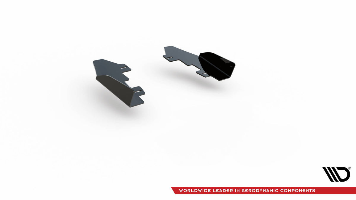 Hintere Seiten Flaps passend für BMW 1er F20 M-Paket Facelift / M140i schwarz Hochglanz – Ansicht 5