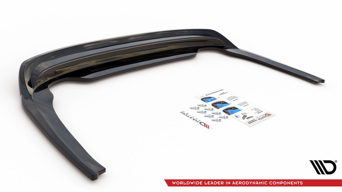 Street+ Mittlerer Diffusor RACE passend für Skoda Octavia Mk4 schwarz Hochglanz – Ansicht 6