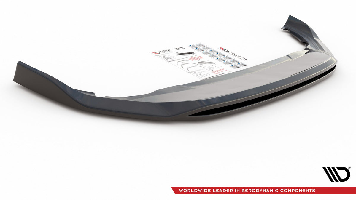 Street+ Spoilerlippe Front Ansatz V.2 passend für VW Golf Hatchback / Variant Mk8 schwarz Hochglanz – Ansicht 6