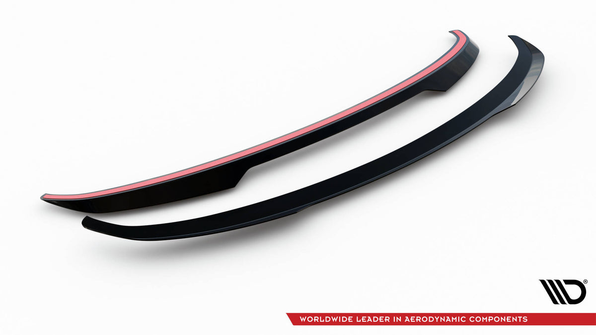 Heckspoiler Lippe Porsche 911 Turbo S 992 schwarz Hochglanz – Ansicht 6