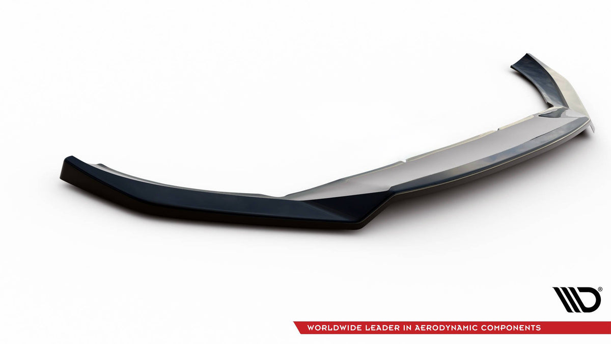 Street+ Spoilerlippe Front Ansatz V.1 passend für Volvo XC60 Mk2 R-Design schwarz Hochglanz – Ansicht 5