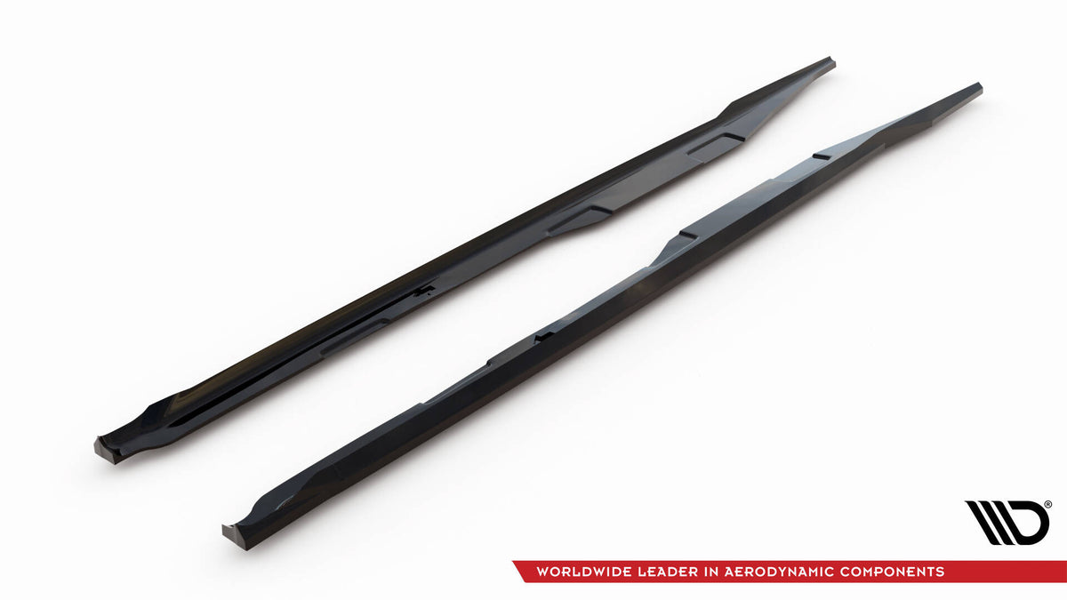Street+ Seitenschweller Leisten passend für Honda Civic SI Mk10 schwarz Hochglanz – Ansicht 6