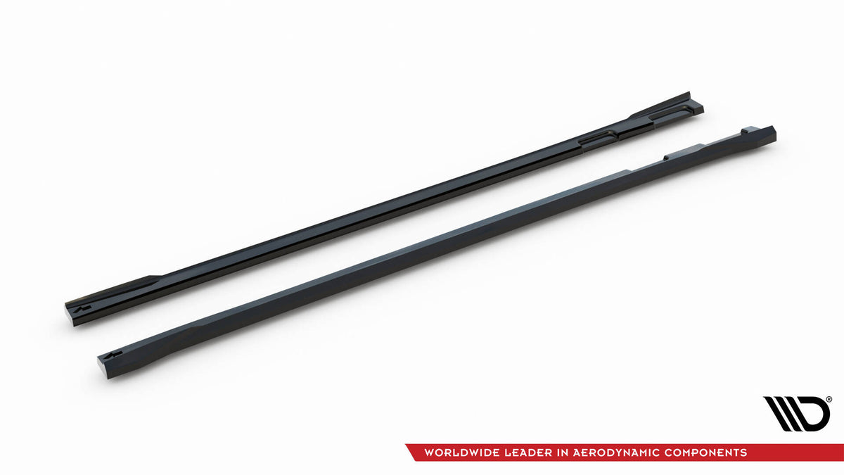 Street+ Seitenschweller Leisten passend für Volvo EX30 Mk1 schwarz Hochglanz – Ansicht 5