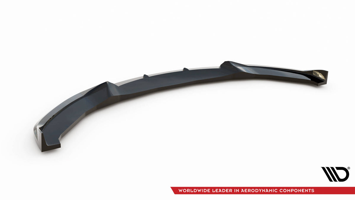 Street+ Spoilerlippe Front Ansatz V.5 passend für BMW 4er Coupe / Gran Coupe / Cabrio M-Paket F32 / F36 / F33 schwarz Hochglanz – Ansicht 6