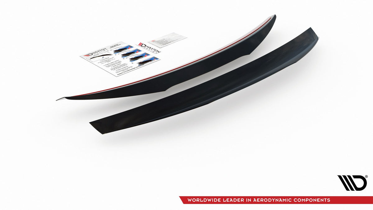 Heckspoiler Lippe Abarth 124 Spider  schwarz Hochglanz – Ansicht 7