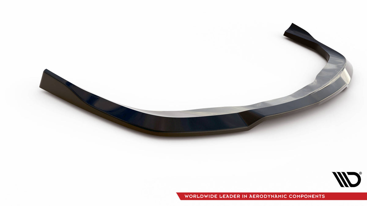 Street+ Spoilerlippe Front Ansatz V.2 passend für Volvo C70 Mk1 schwarz Hochglanz – Ansicht 5