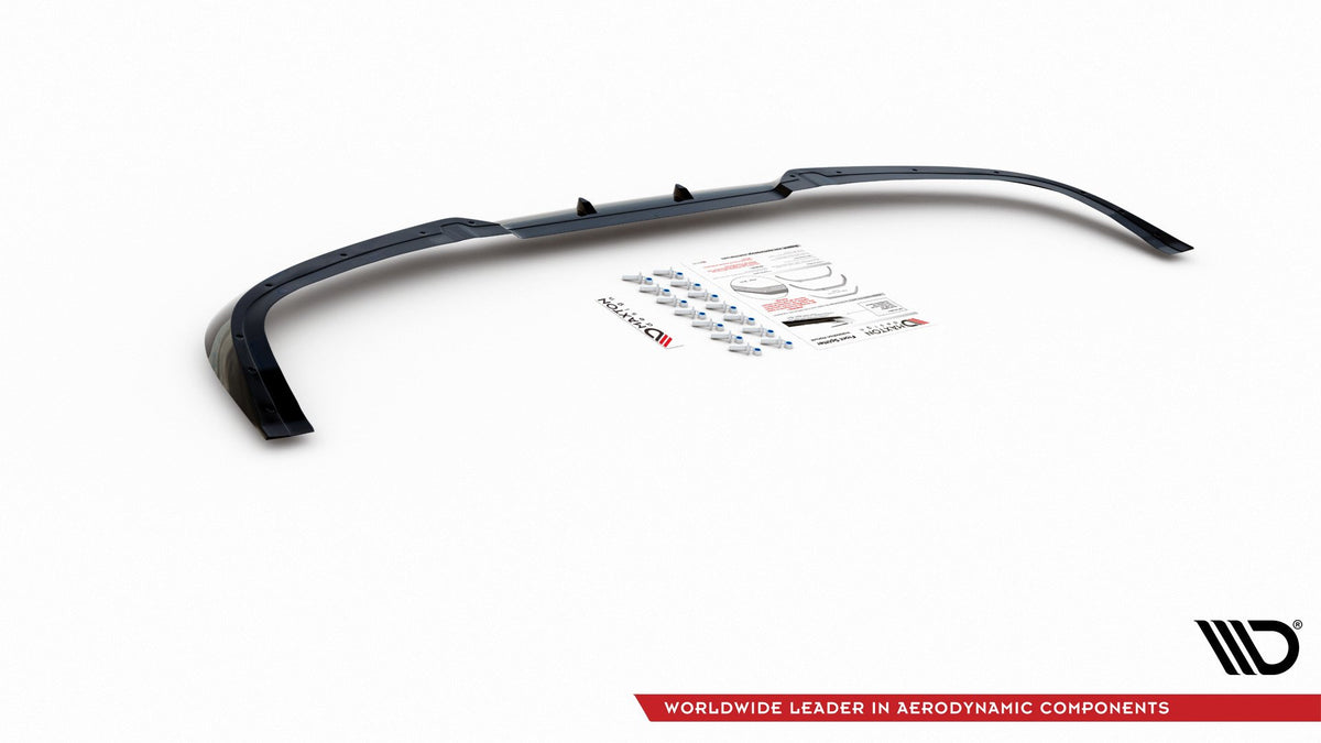 Street+ Spoilerlippe Front Ansatz passend für (Cupra Look) VW Golf IV R32 schwarz Hochglanz – Ansicht 7