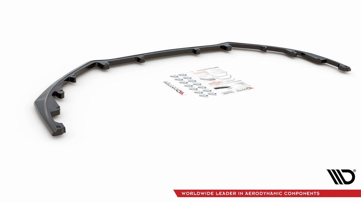 Street+ Spoilerlippe Front Ansatz passend für Renault Megane Mk.4 GT-Line schwarz Hochglanz – Ansicht 8