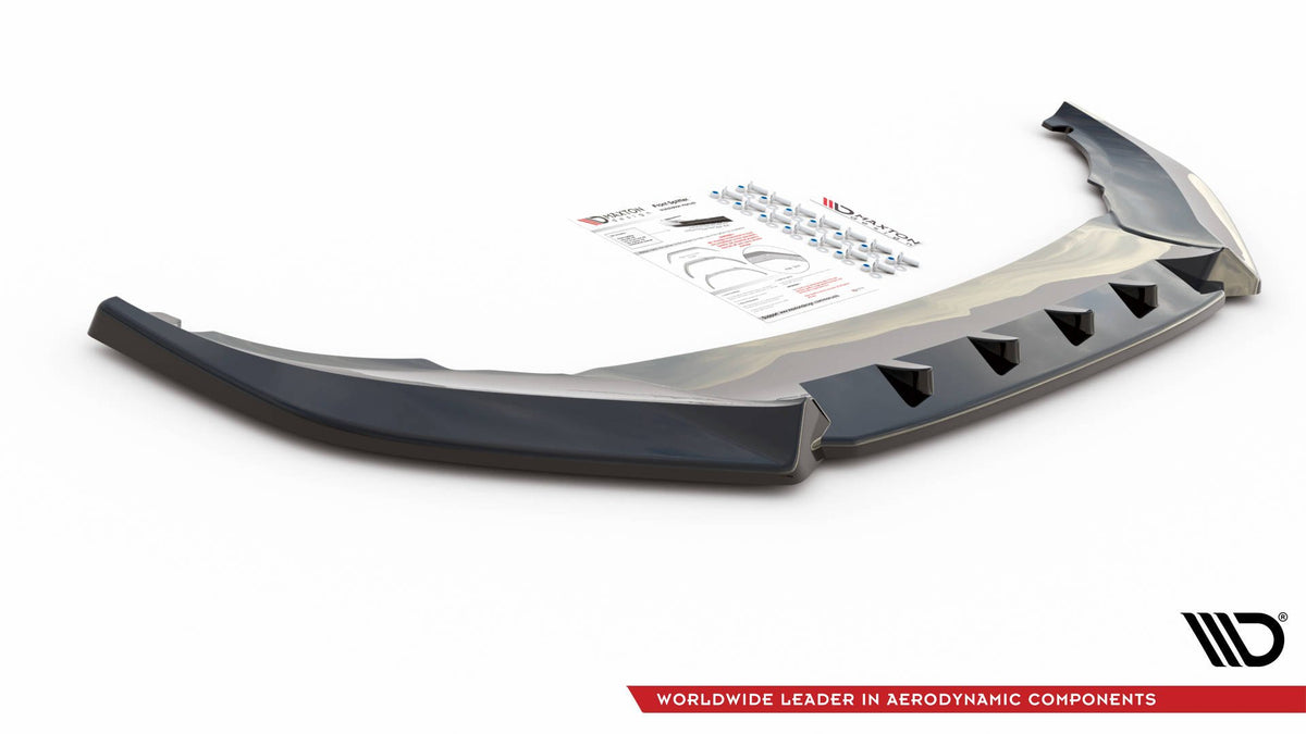 Street+ Spoilerlippe Front Ansatz V.2 passend für Cupra Formentor schwarz Hochglanz – Ansicht 4