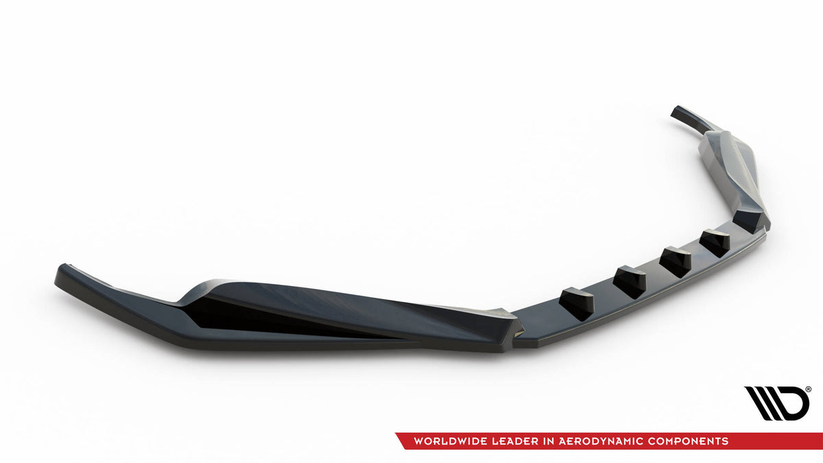 Street+ Spoilerlippe Front Ansatz passend für V.2 Lexus GS Mk4 (L10) schwarz Hochglanz – Ansicht 5